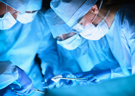Surgery team in the operating room