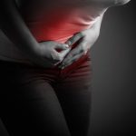lady abdominal pain