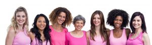 Happy multiethnic women